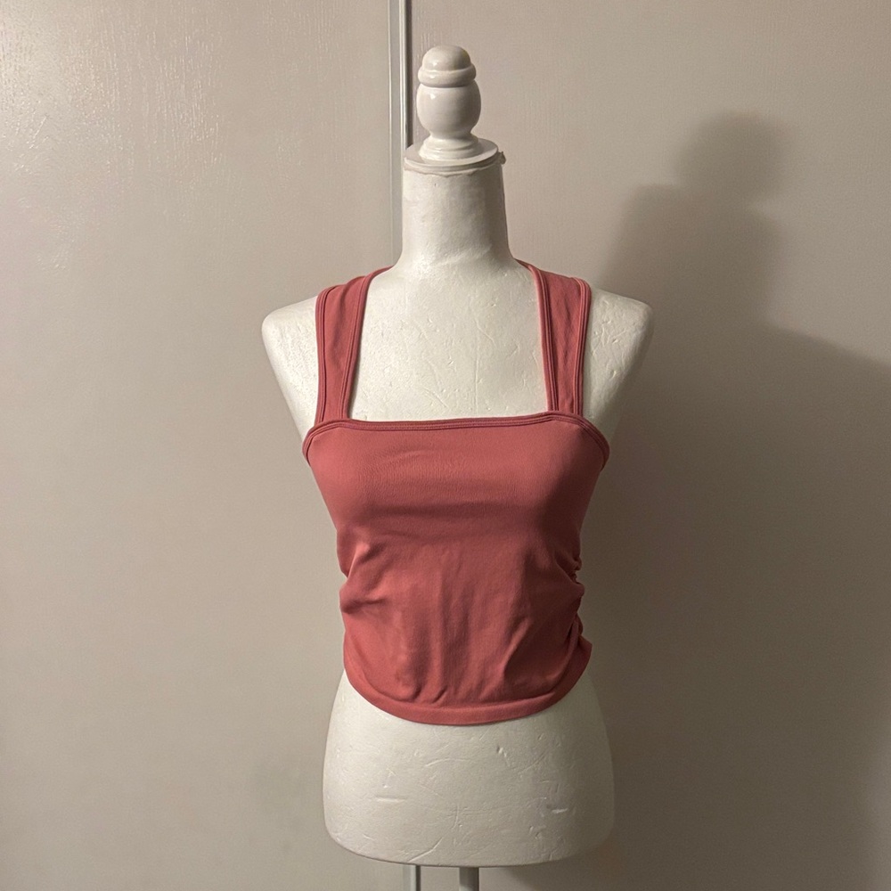 Chic Pink Sleeveless Top